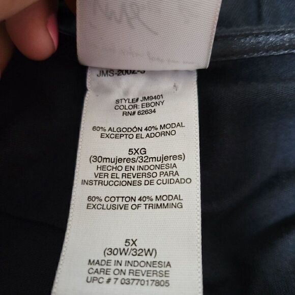 Just My Size Long Sleeve Square Neck Shirt (Size 5X) - Picture 5 of 7